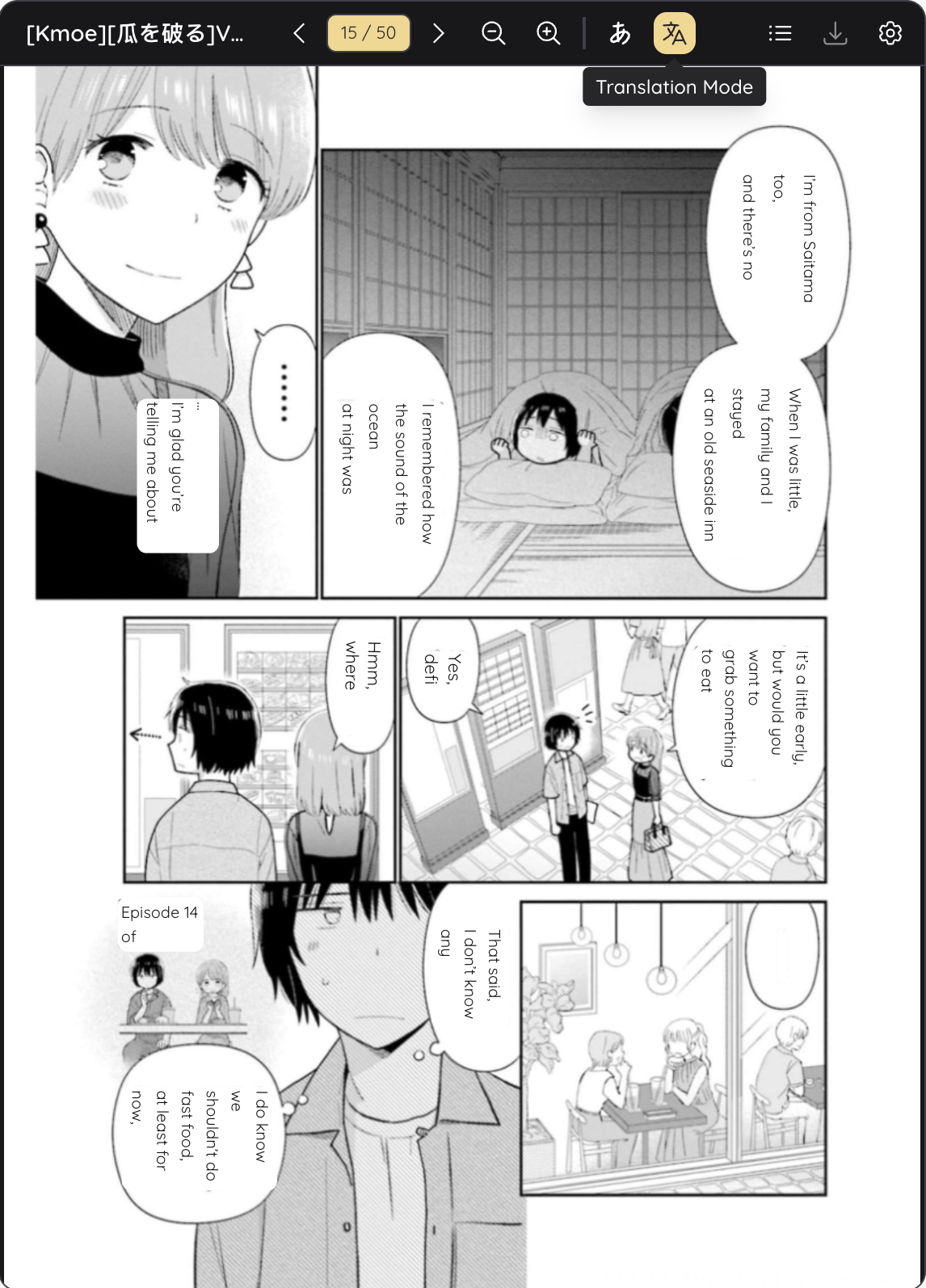 Manga Translation screenshot